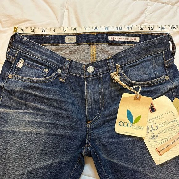 AG Anriano Goldschmied NWT womens Jeans Angel bootcut Dark wash size 26R - Picture 11 of 15